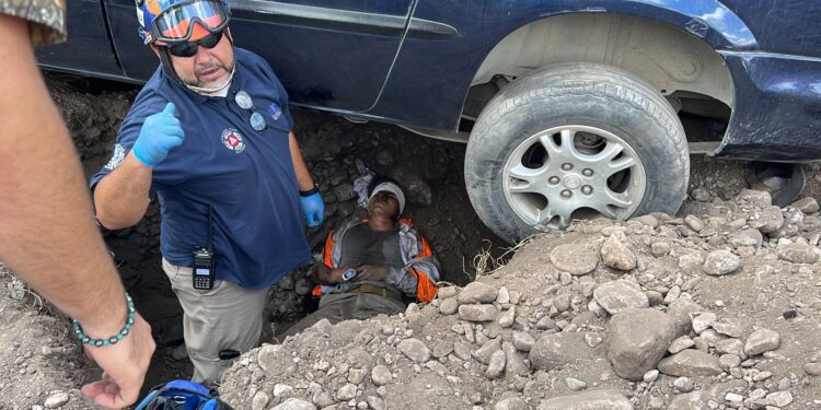 Fuerte choque en cruce de carreteras “Rumbo Nuevo” y Victoria-El Mante, siete heridos