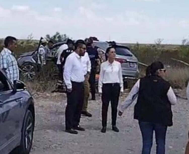 Equipo de Sheinbaum se accidenta en carretera de Coahuila; muere una mujer