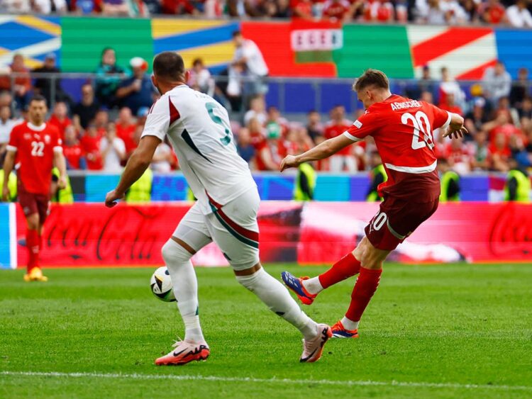 Suiza se impone 3-1 a Hungría en la Eurocopa 2024