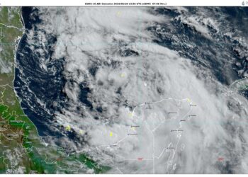 El Potencial Ciclón Tropical Uno se ubica a 550 kilómetros de La Pesca, Tamaulipas