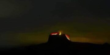 Confirma Protección Civil incendio en emblemático Cerro del Bernal en González, Tamaulipas