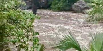 Lluvias de 6 a 8 pulgadas en zona centro de Tamaulipas; alertan por desbordes de arroyos y ríos