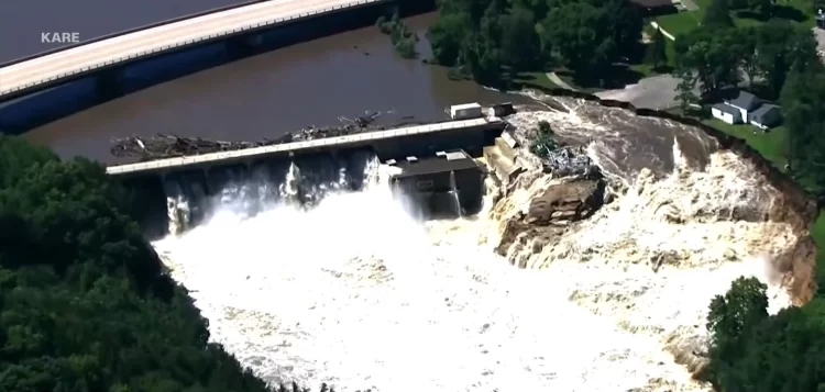 Alerta por posible falla en Presa de Minnesota tras inundaciones