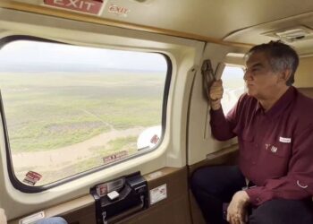 Sobrevuela Américo Villarreal ríos Corona, Purificación y Pilón, para dirigir apoyo a comunidades en riesgo