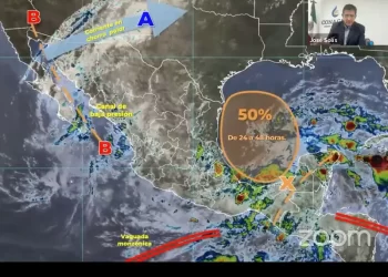 Conagua alerta por la formación de otro ciclón tropical en el Golfo de México