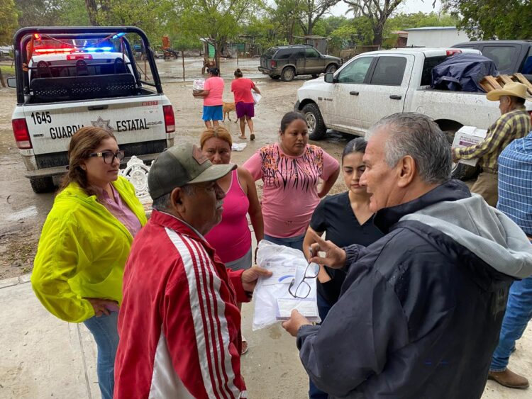 Atienden brigadas de Salud a la población afectada por las lluvias d “Alberto” en Tamaulipas