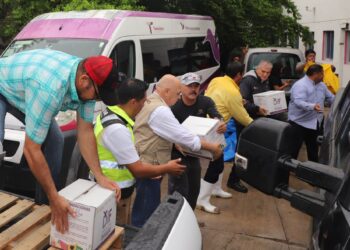 Afectados por las lluvias de comunidades de Llera reciben apoyos del Gobierno de Tamaulipas