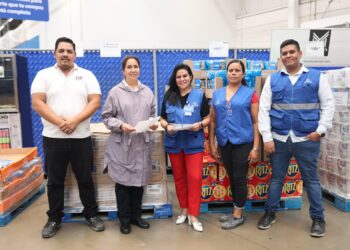  Dona Sam’s Club 163 mil pesos para comunidades afectadas por las lluvias en Tamaulipas