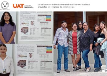 Alumnos de Ciencias Ambientales de la UAT exponen proyectos de entomología