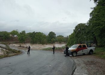 Realiza Guardia Estatal acciones preventivas en zonas de riesgo ante anuncio de próximas lluvias