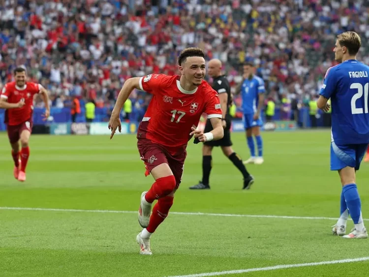 Suiza derrota 2-0 a Italia y le deja fuera de la Eurocopa 2024
