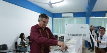 La jornada electoral se desarrolla en orden y paz en Tamaulipas: Américo Villarreal