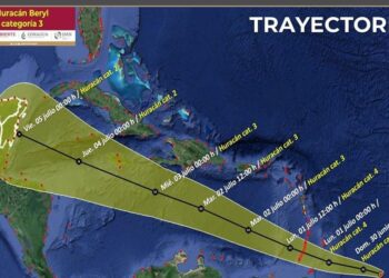 Beryl se convierte en un ‘muy peligroso’ huracán categoría 3 sobre el Caribe