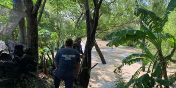 Rescatan cuerpo de ahogado en río Purificación en ejido La Soledad, Padilla