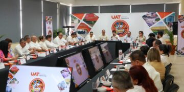 Rector de la UAT preside en la UAM Mante la reunión del Colegio de Directores