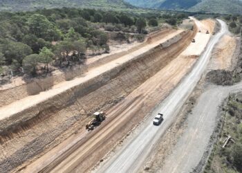 Registra avance del 50% construcción de la carretera  Mante-Ocampo-Tula