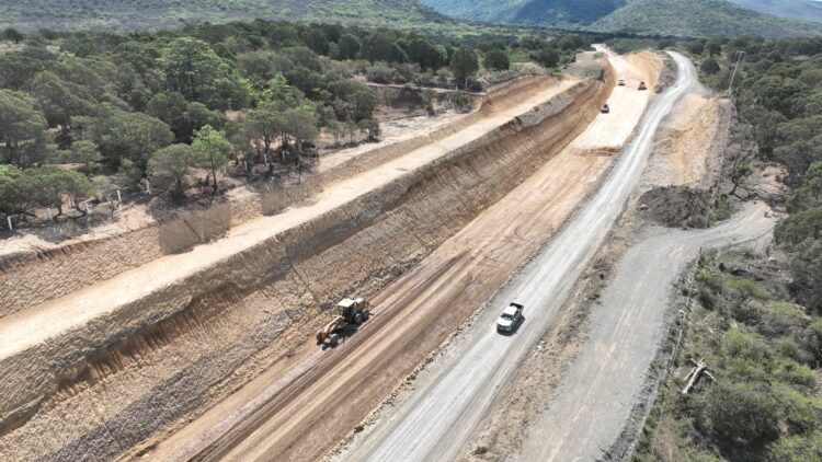 Registra avance del 50% construcción de la carretera Mante-Ocampo-Tula