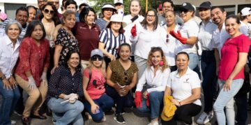 Participan trabajadores de la educación a la Jornada Estatal de Limpieza en Tamaulipas