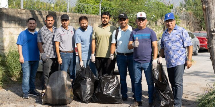 Participan trabajadores de la educación a la Jornada Estatal de Limpieza en Tamaulipas