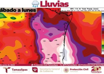 Seguirán las lluvias este fin de semana