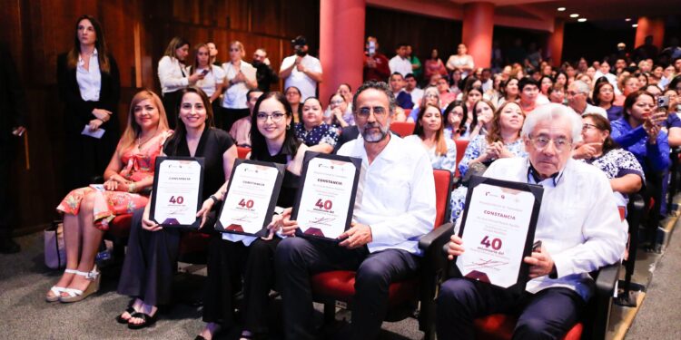 Celebran 40 años de fundación del Hospital Infantil de Tamaulipas; reconoce AVA al personal