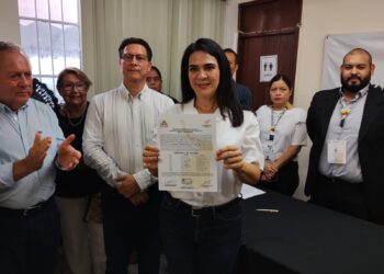 Recibe Mónica Villarreal constancia de mayoría de alcaldesa electa por Tampico, Tamaulipas