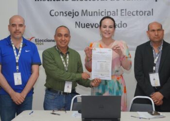 Retiene morenista Carmen Canturosas alcaldía de Nuevo Laredo en revancha ante “prianista” Yahleel Abdalá