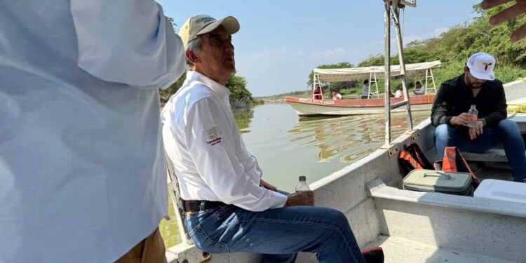 Supervisa AVA dragado en laguna El Chairel