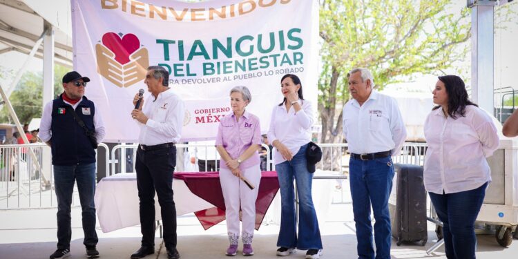 Beneficia el Tianguis del Bienestar a casi 4 mil familias en Güémez