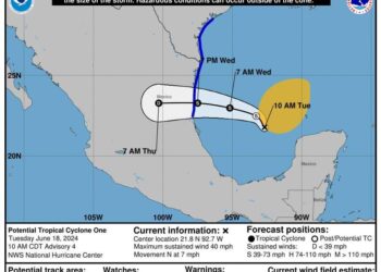 Prevén formación de “Alberto” esta noche