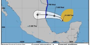 Prevén formación de “Alberto” esta noche