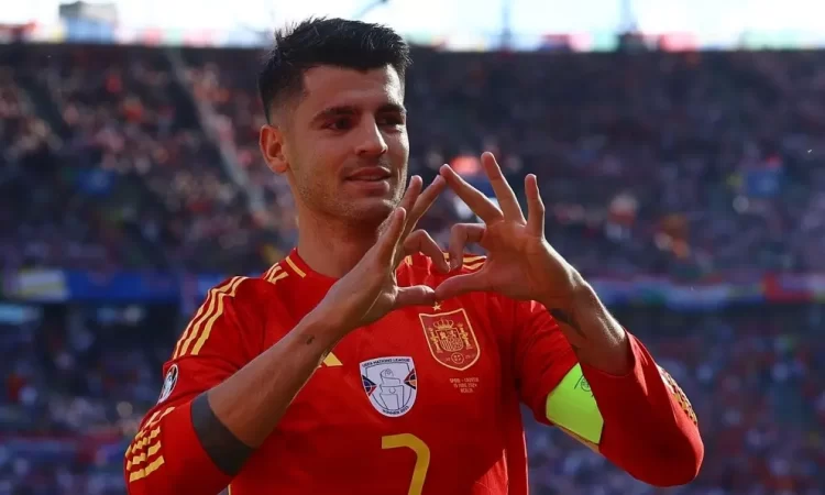 Álvaro Morata, tercer máximo goleador en la historia de la Eurocopa