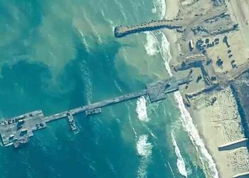 Estados Unidos espera reanudar operaciones en el muelle humanitario de Gaza tras reparaciones