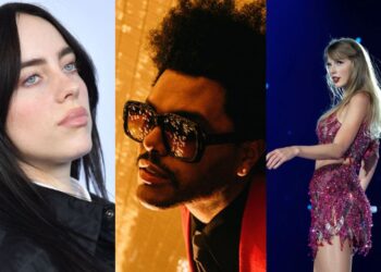 Taylor Swift y The Weeknd superan los 100 millones de oyentes mensuales en Spotify