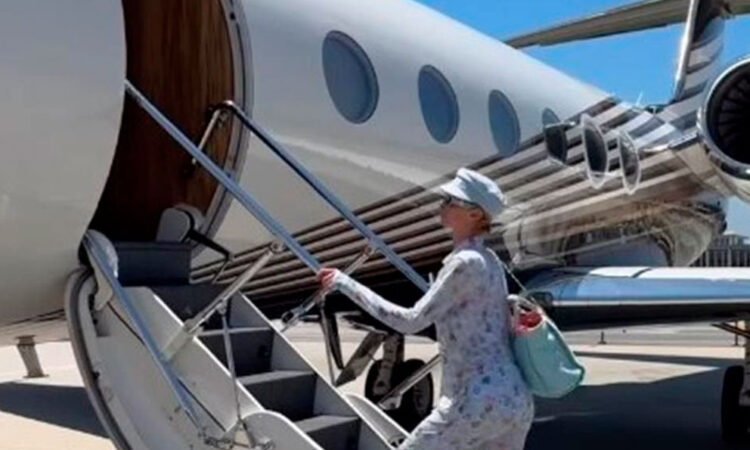 Paris Hilton estrena jet privado y lo muestra en redes sociales