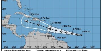 Se forma depresión tropical