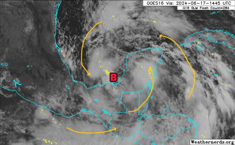 Prevén lluvias a partir del miércoles