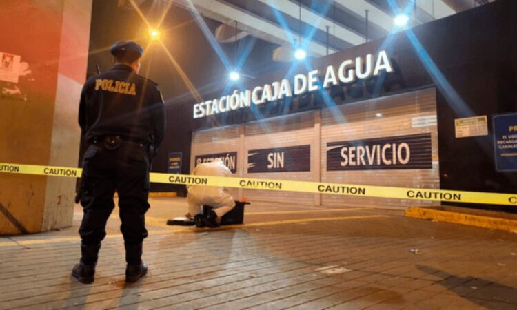 Explosivo en Metro de Lima causa dos heridos leves