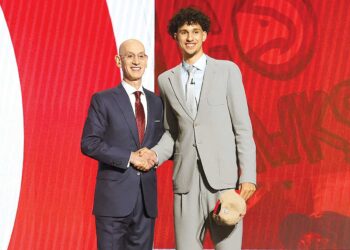 Zaccharie Risacher, primera selección del Draft de la NBA por Atlanta