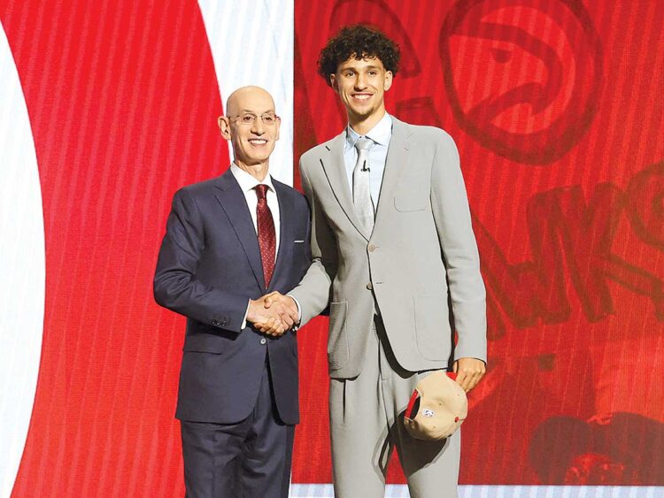 Zaccharie Risacher, primera selección del Draft de la NBA por Atlanta
