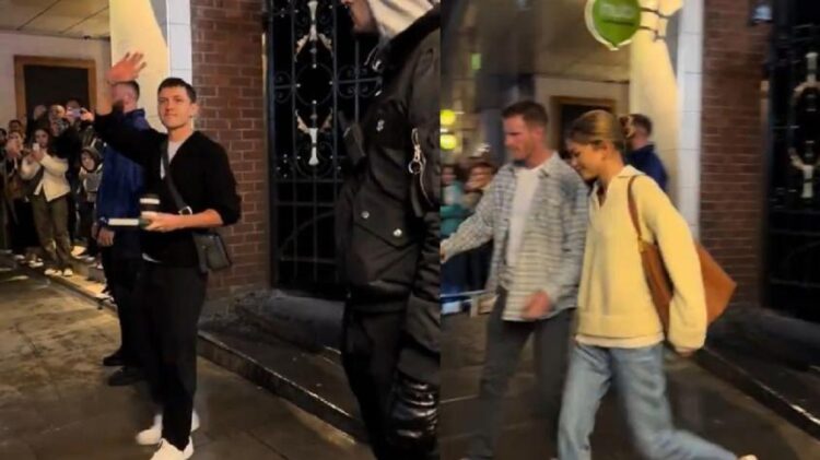 Zendaya recibe críticas por evitar a fans tras obra de Tom Holland