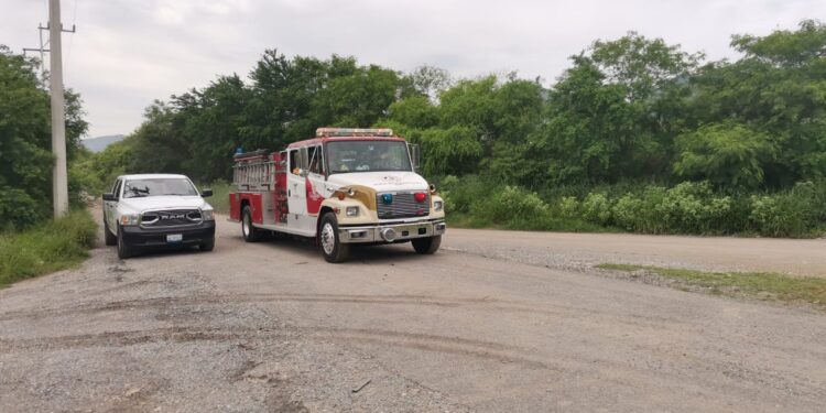 Operativo de simulacro de fuga combustible en planta de rebombeo de PEMEX en Victoria