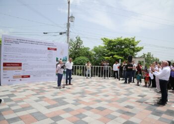 Inauguran Américo Villarreal y su esposa María parque ecológico en Ciudad Victoria