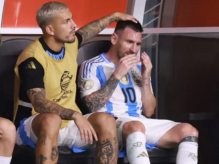 Lionel Messi rompe en llanto tras lesionarse en Final de Copa América