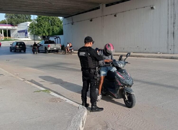 Permanente prevención del delito a través del operativo “Moto Segura’’ en Tamaulipas