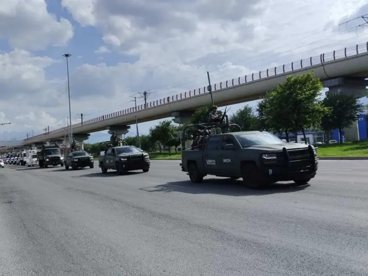 Arriban 300 elementos de la Sedena y GN para reforzar seguridad de Nuevo León