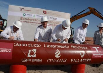 Inicia Américo Villarreal gasoducto Libramiento en Reynosa; es Tamaulipas referente energético