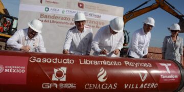 Inicia Américo Villarreal gasoducto Libramiento en Reynosa; es Tamaulipas referente energético