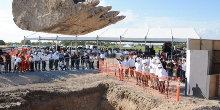 Inicia Américo Villarreal gasoducto Libramiento en Reynosa; es Tamaulipas referente energético