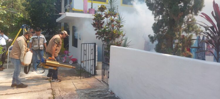 Refuerza SST campaña intensiva contra el dengue en Tamaulipas